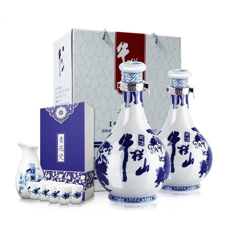 牛欄山酒業(yè)青花瓷52度清香型白酒500ml