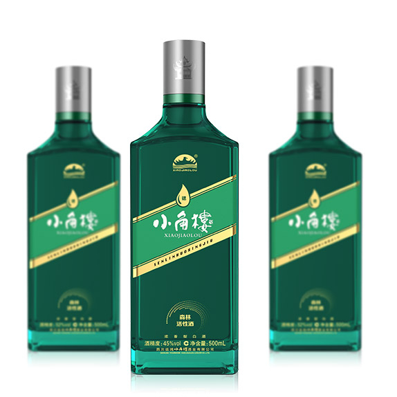 四川小角樓綠水青山45度濃香型500ml單瓶裝
