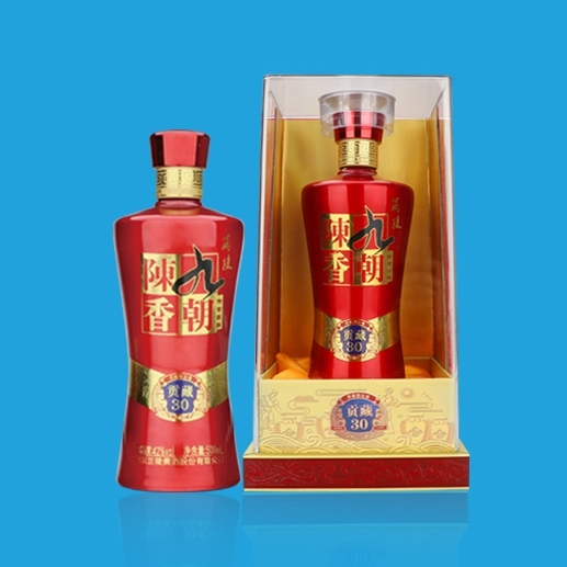 蘭陵酒42度九朝陳香貢藏30濃香型500ml瓶裝