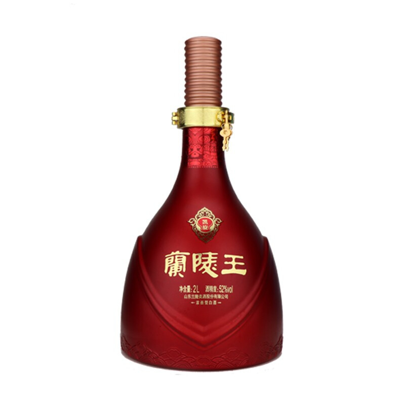 山東蘭陵美酒大凱旋蘭陵王52度濃香型2000ml單瓶裝