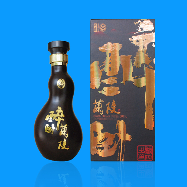 山東蘭陵美酒3號(hào)醉臥蘭陵金瓶38度濃香型500ml單瓶裝