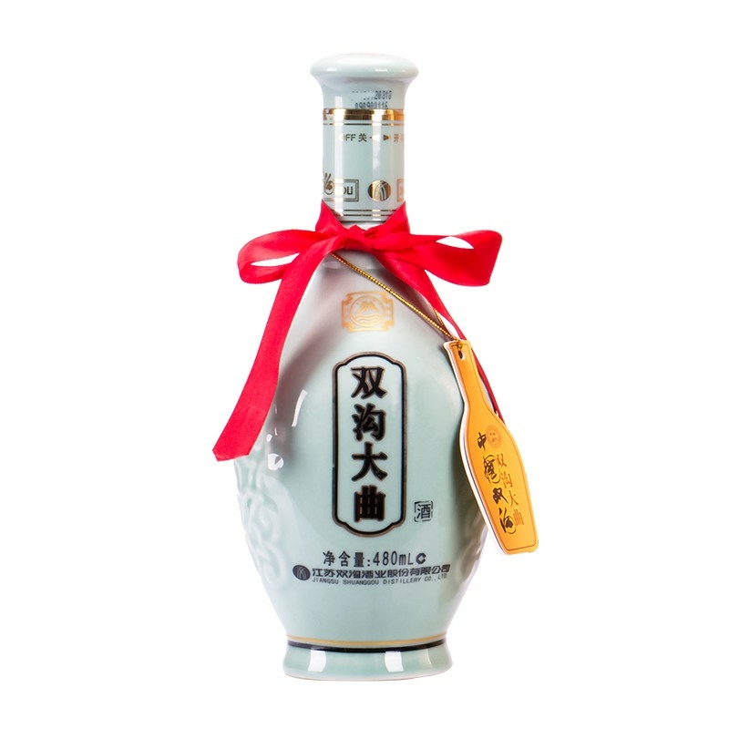 雙溝大曲青瓷53度濃香型白酒480ml