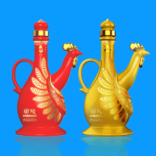 山東蘭陵美酒雞祥如意52度濃香型750ml單瓶裝