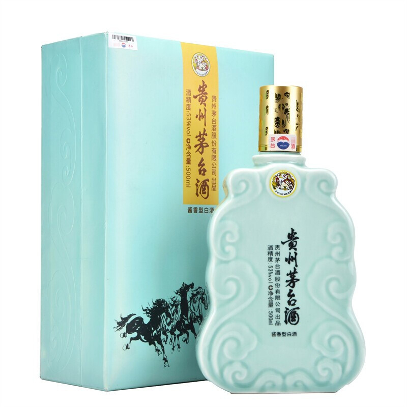 貴州茅臺(tái)集團(tuán)李白將進(jìn)酒口感醬香型53度白酒500ml單瓶裝