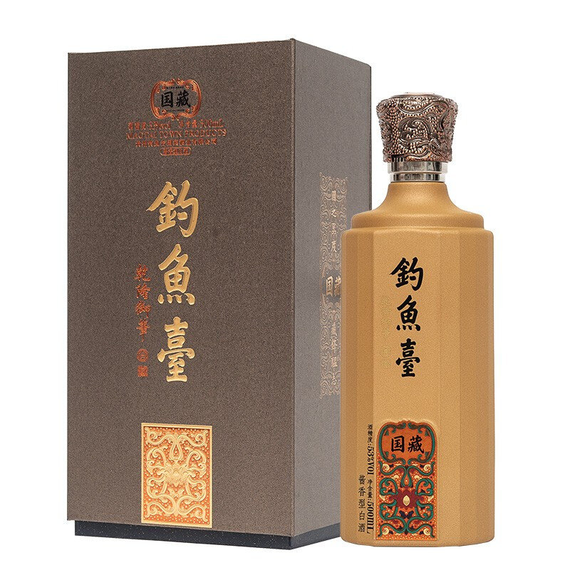 釣魚臺(tái)53度國藏酒·國醬香型500ml單瓶裝