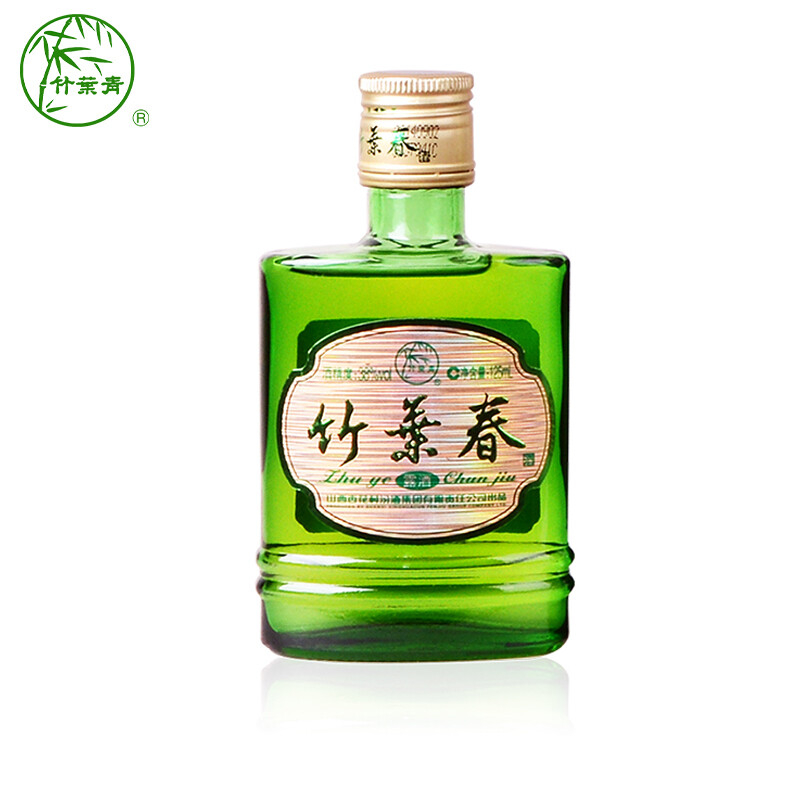 汾酒集團(tuán)竹葉春酒露酒口感清香型38度白酒125ml單瓶裝