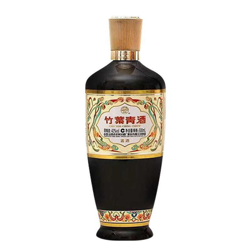 汾酒集團(tuán)竹葉青酒榮耀棕瓶口感清香型42度白酒500ml單瓶裝