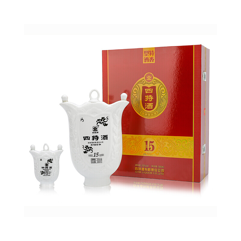 四特酒十五年陳釀52度特香型500ml單瓶裝