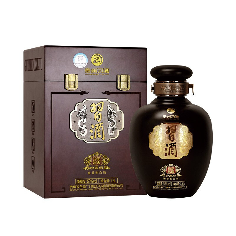 貴州習酒珍品醬香珍藏級53度醬香型500ml一壇裝