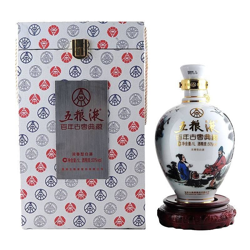 五糧液古窖酒口感濃香型50度白酒1000ml單瓶裝