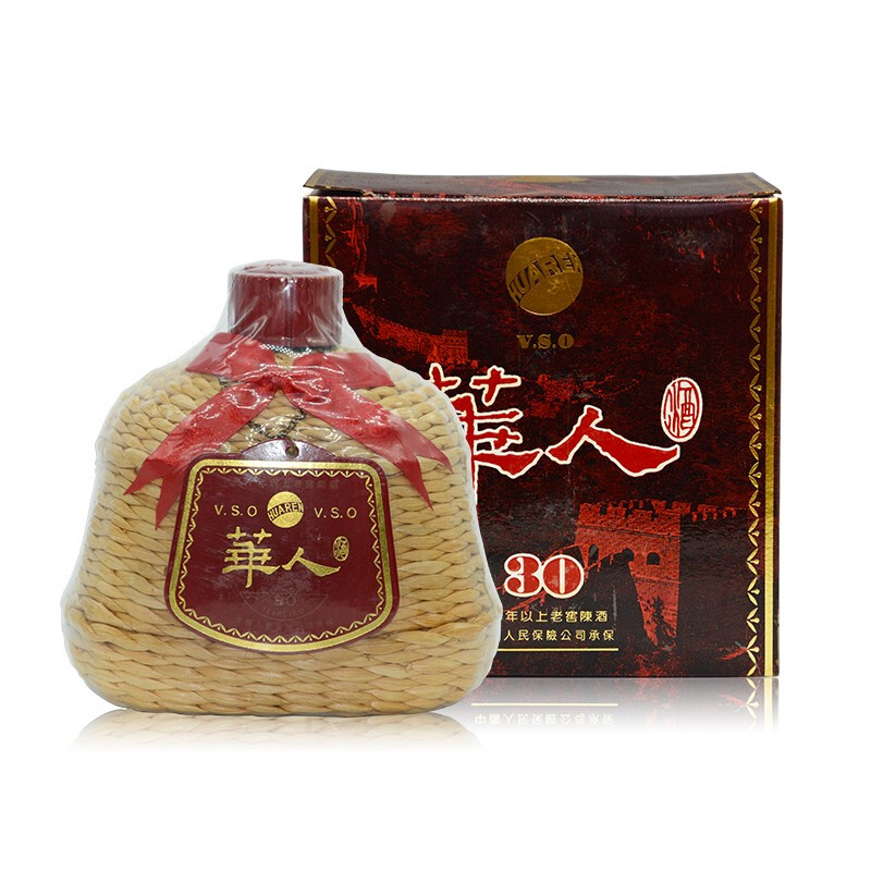 陜西西鳳酒1996年華人酒30年口感鳳香型45度白酒500ml壇裝