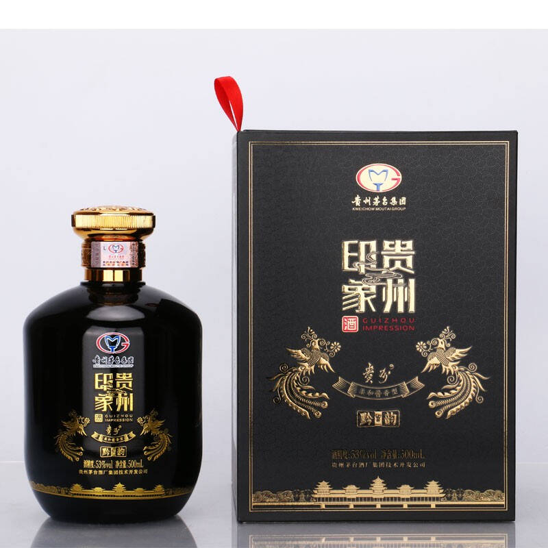 貴州茅臺(tái)集團(tuán)貴州印象黔韻53度醬香型白酒500ml
