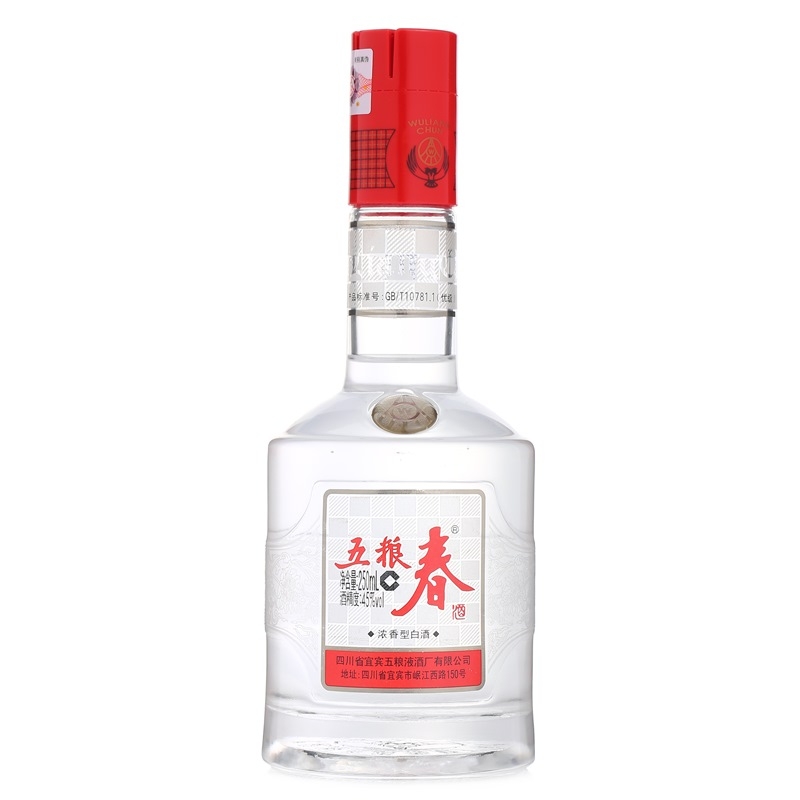 五糧液五糧春45度濃香型白酒250ml