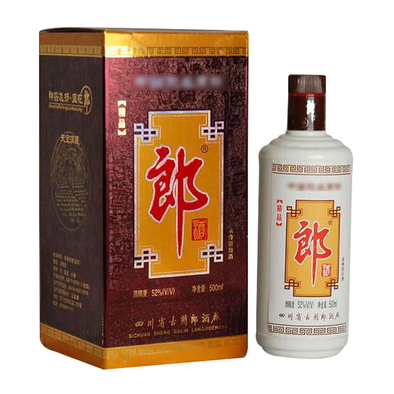 四川郎酒集團(tuán)2007年藍(lán)花郎精品口感濃香型50度白酒500ml單瓶裝