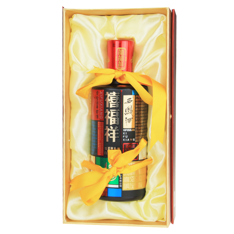 陜西西鳳酒禧福祥15年回憶（十五年）口感鳳香型52度白酒500ml單瓶裝