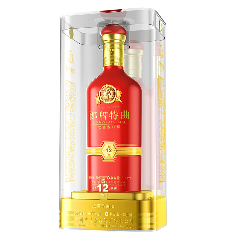 郎酒郎牌特曲鑒賞12 50度濃香型白酒500ml單瓶裝