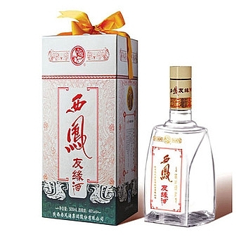 陜西西鳳酒銀友緣口感綿柔鳳香型46度白酒500ml單瓶裝