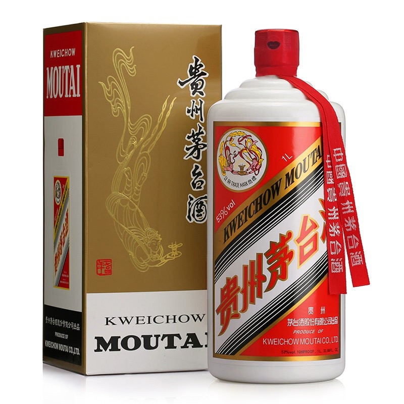 飛天茅臺53度醬香型白酒1000ml*6整箱裝