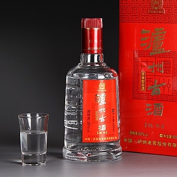 四川瀘州老窖瀘州古酒口感濃香型38度白酒500ml單瓶裝