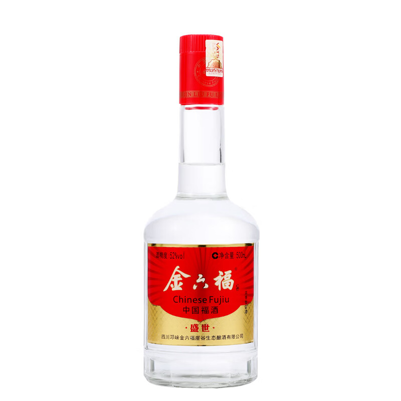 金六福盛世52度濃香型500ml