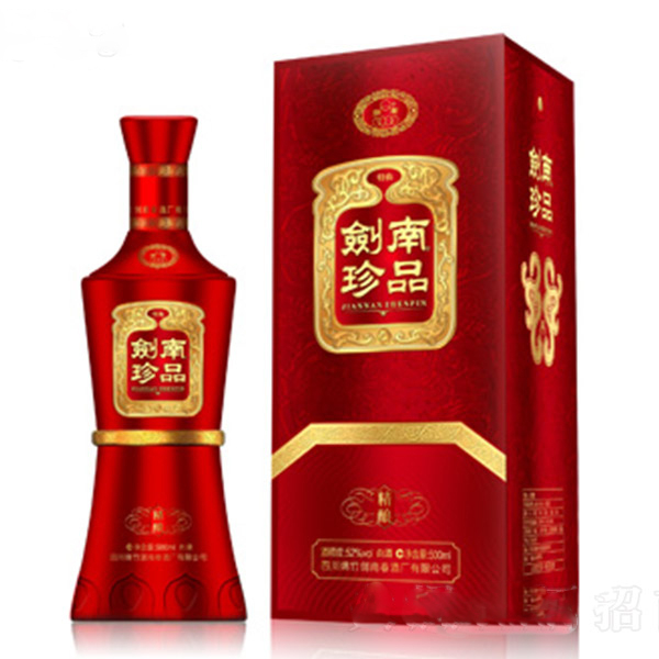 [A]四川劍南春劍南珍品精釀口感濃香型42度白酒500ml單瓶裝