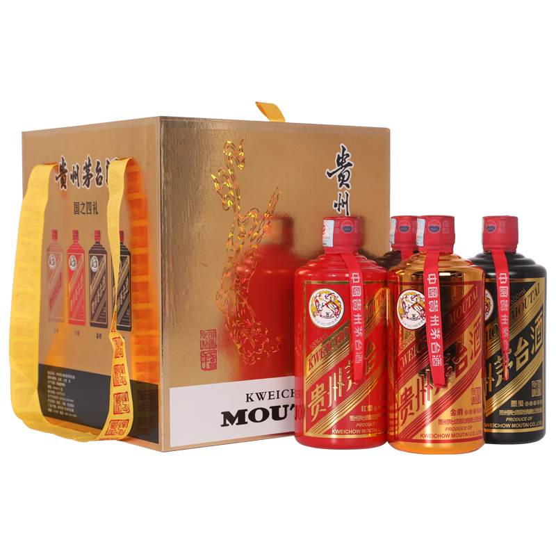 貴州茅臺集團(tuán)2016年國之四禮口感醬香型53度白酒500ml單瓶裝