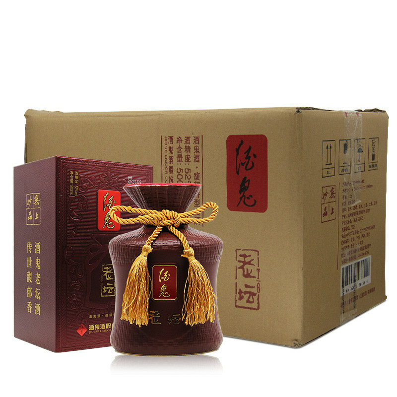 酒鬼酒老壇T6 52度馥郁香型白酒500ml