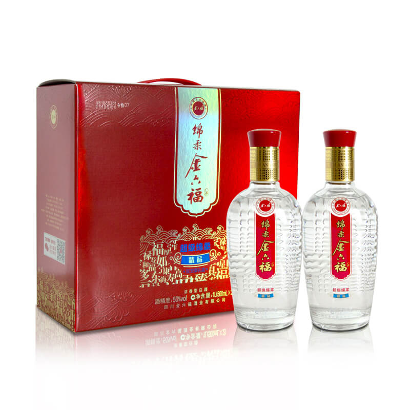 金六福超級綿柔精品50度濃香型500ml
