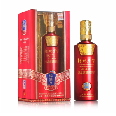 四川瀘州老窖封壇老窖錦藏9口感濃香型52度白酒500ml單瓶裝
