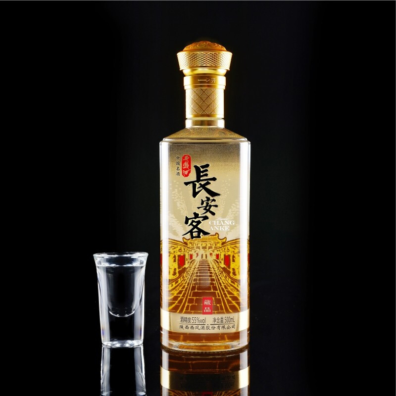 陜西西鳳酒長(zhǎng)安客口感鳳香型55度白酒500ml單瓶裝