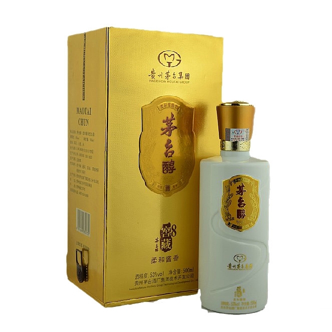 貴州茅臺集團(tuán)茅臺醇柔和醬香窖藏8口感醬香型53度白酒500ml單瓶裝