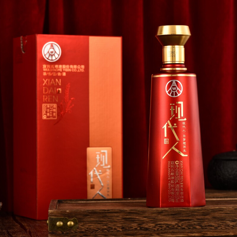 五糧液現(xiàn)代人敬夢(mèng)想口感濃香型52度白酒500ml單瓶裝