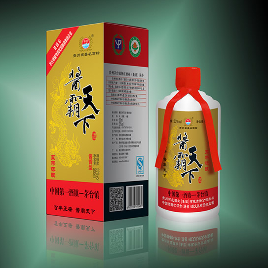 茅臺鎮(zhèn)懷莊醬霸天下酒五年53度醬香型500ml單瓶裝