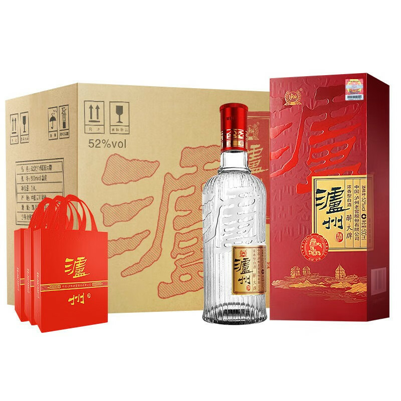 泸州老窖醉大牌52度浓香型白酒500ml价格图表-[口感评测]真假鉴别多少钱