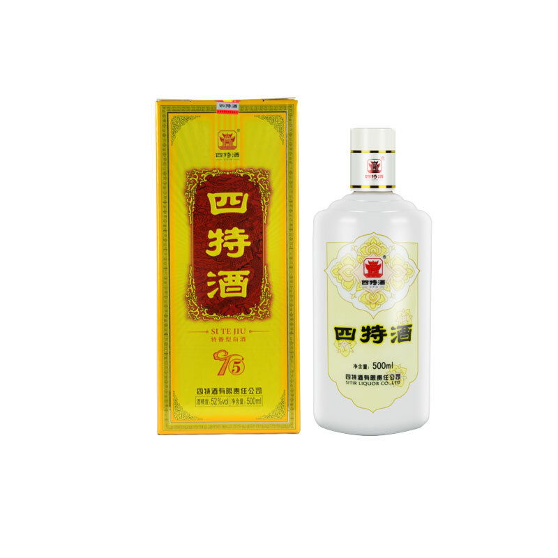 江西省四特酒T5年52度特香型白酒500ml單瓶裝