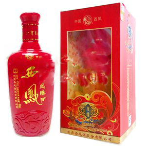 陜西西鳳酒鳳臻酒F1紅瓶口感濃香型50度白酒500ml單瓶裝