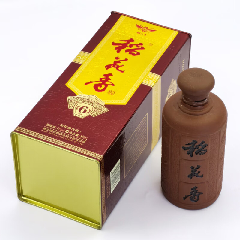 湖北稻花香白酒6 42度度浓香型500ml价格图表-[口感评测]真假鉴别多少钱