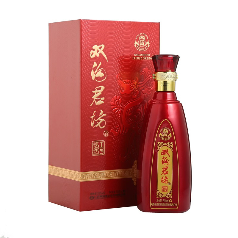雙溝珍寶坊紅君坊I號(hào)52度濃香型500ml單瓶裝
