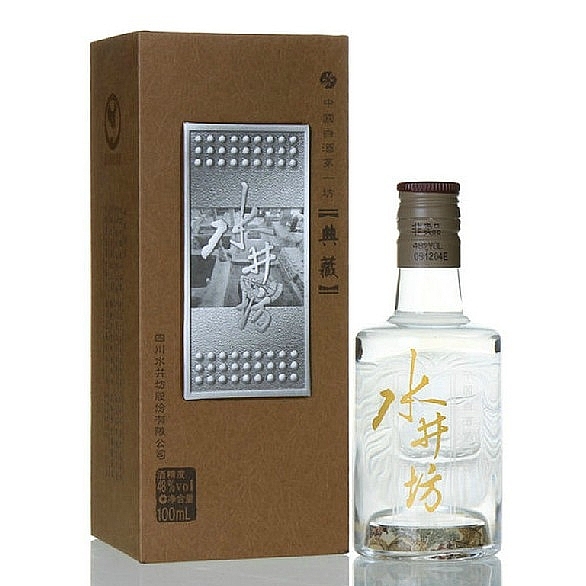 水井坊典藏小酒版口感濃香型48度白酒100ml單瓶裝