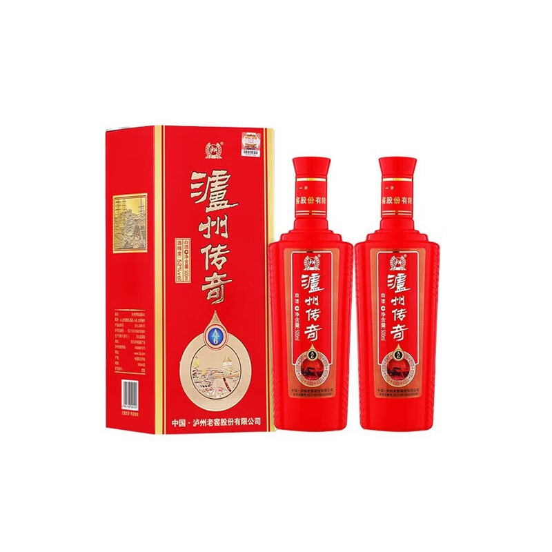 泸州老窖泸州传奇A6 52度浓香型白酒500ml价格图表-[口感评测]真假鉴别