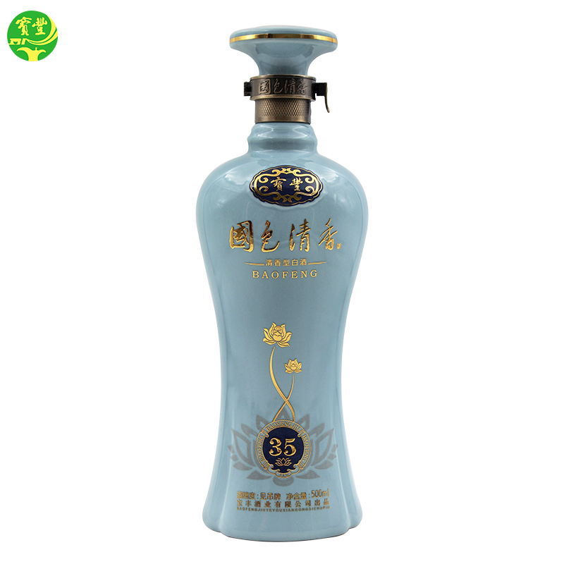 寶豐 國(guó)色清香35 53度白酒 500ml 單瓶裝