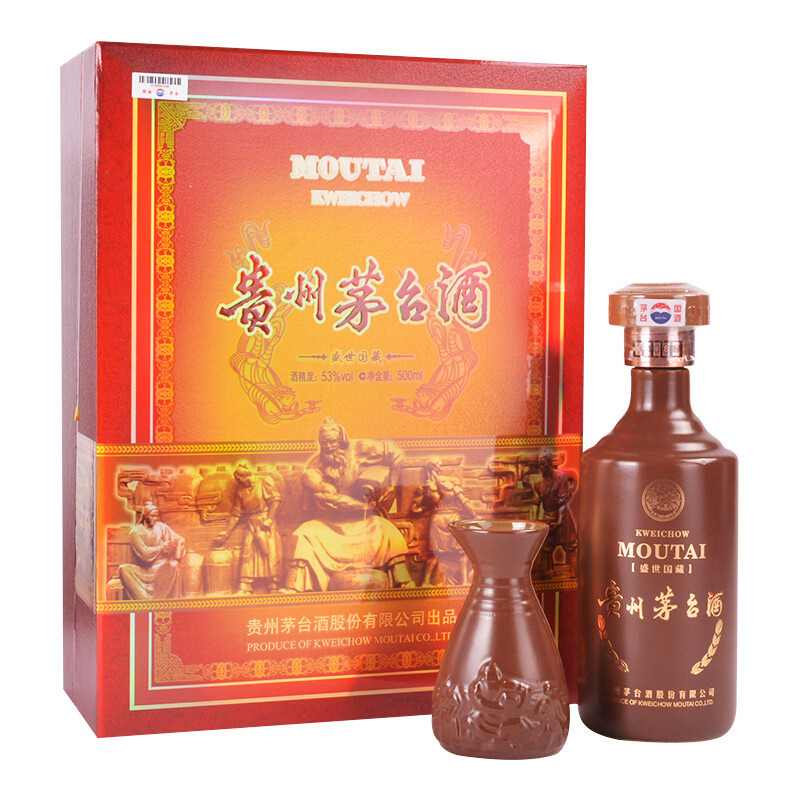 茅臺(tái)盛世國藏紀(jì)念酒53度醬香型500ml單瓶