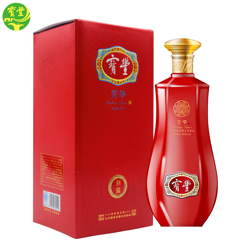 河南省寶豐酒芳華-初露46度清香型500ml單瓶裝