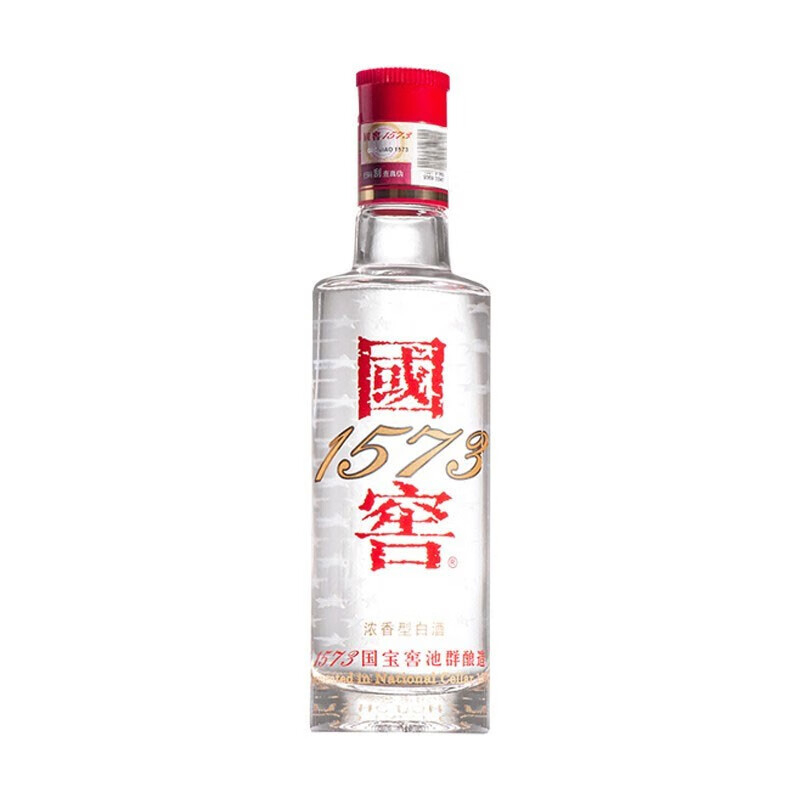 瀘州老窖 國窖1573 濃香型白酒 43度100ml 單瓶裝