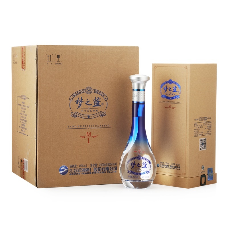 洋河藍(lán)色經(jīng)典夢(mèng)之藍(lán)M1 45度濃香型500ml