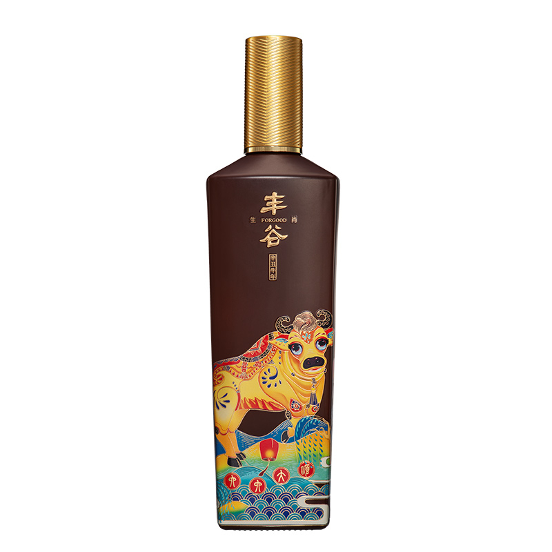豐谷牛年生肖52度濃香型500ml單瓶