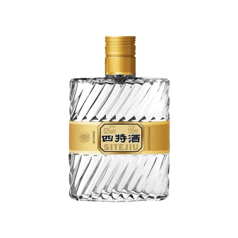 江西省四特酒醇香小酒52度特香型白酒100ml單瓶裝