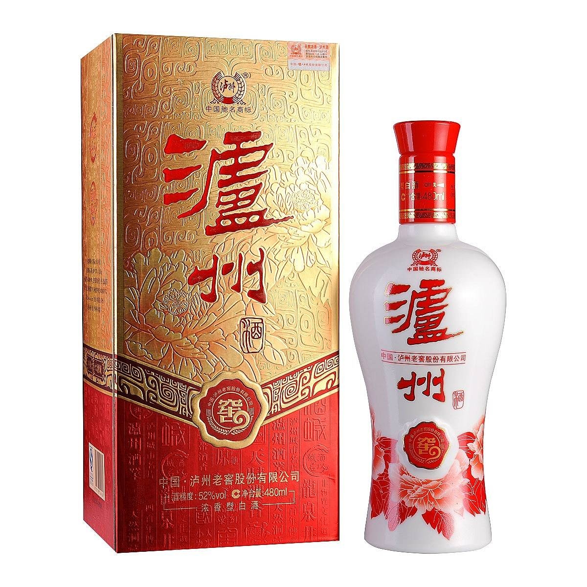 四川瀘州老窖瀘州酒窖酒口感濃香型52度白酒480ml單瓶裝