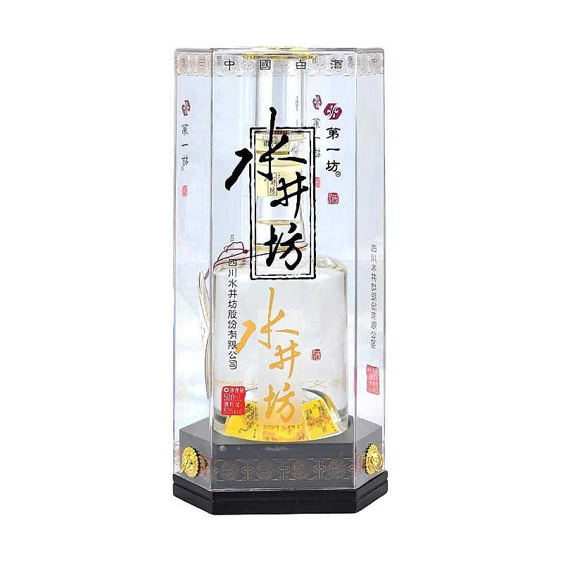 水井坊井臺瓶口感濃香型53度白酒500ml單瓶裝