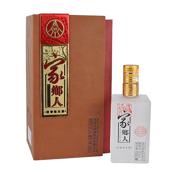 五糧液家鄉(xiāng)人酒和為貴口感濃香型52度白酒500ml單瓶裝